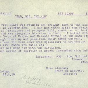 Soldier packet page