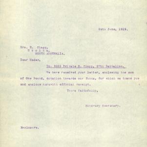 Soldier packet page