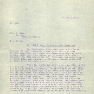 Soldier packet page