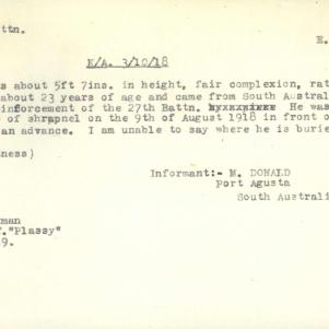 Soldier packet page