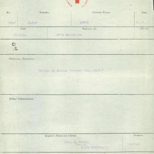 Soldier packet page