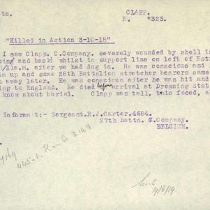 Soldier packet page