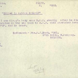 Soldier packet page