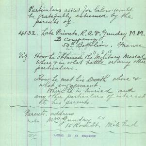 Soldier packet page