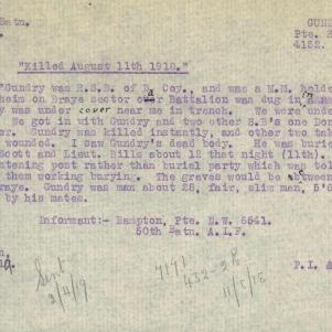 Soldier packet page