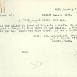 Soldier packet page