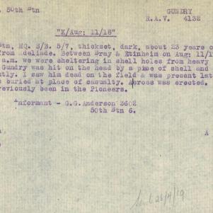 Soldier packet page