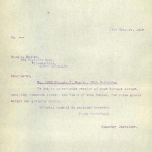 Soldier packet page