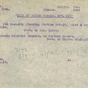 Soldier packet page