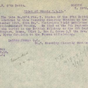 Soldier packet page