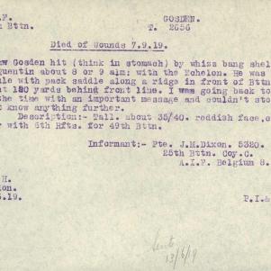 Soldier packet page