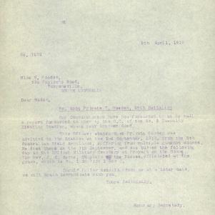 Soldier packet page