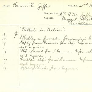 Soldier packet page
