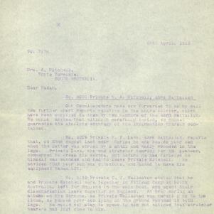 Soldier packet page