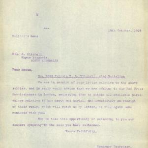 Soldier packet page