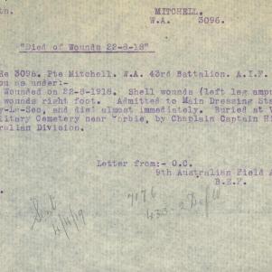 Soldier packet page