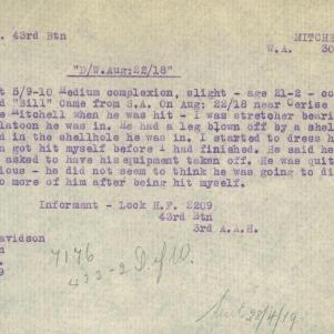 Soldier packet page