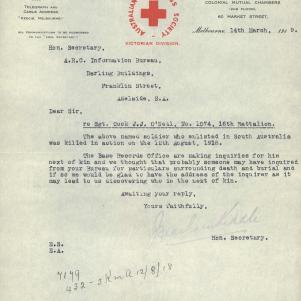 Soldier packet page