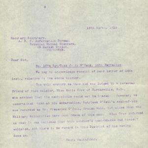 Soldier packet page
