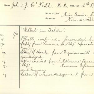 Soldier packet page