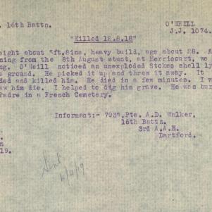 Soldier packet page