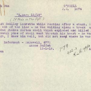 Soldier packet page