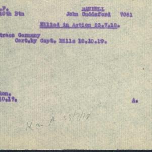 Soldier packet page