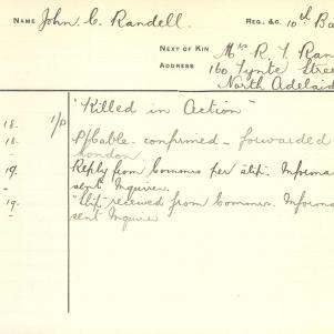 Soldier packet page