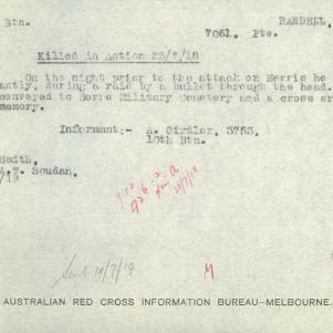 Soldier packet page