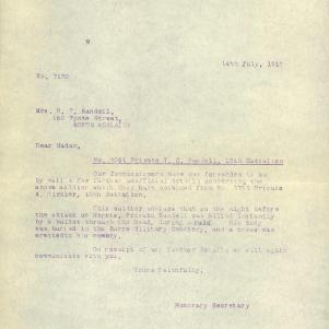 Soldier packet page