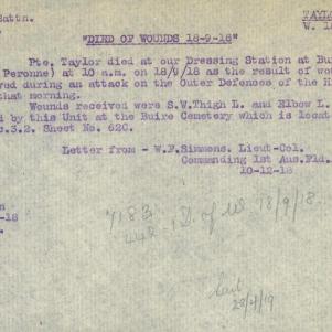 Soldier packet page