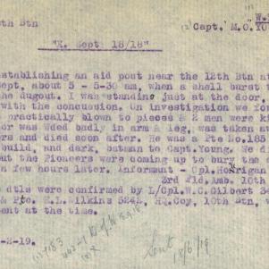 Soldier packet page