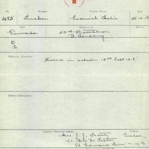 Soldier packet page