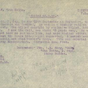 Soldier packet page