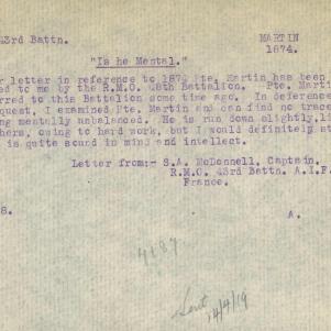 Soldier packet page