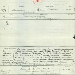 Soldier packet page