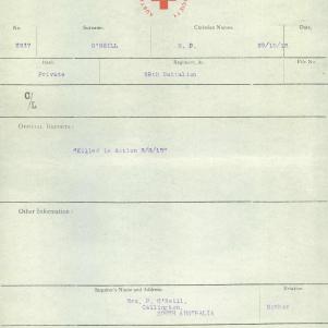 Soldier packet page