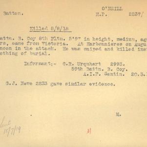 Soldier packet page