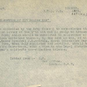 Soldier packet page