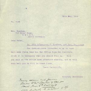 Soldier packet page