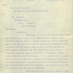 Soldier packet page