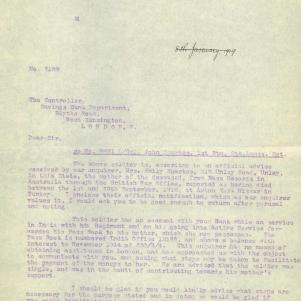 Soldier packet page