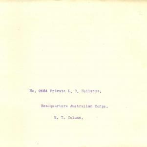 Soldier packet page