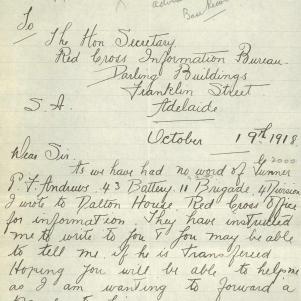 Soldier packet page