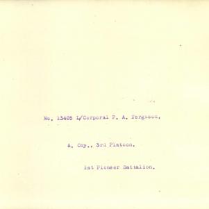 Soldier packet page