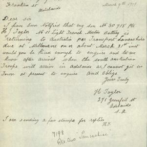 Soldier packet page