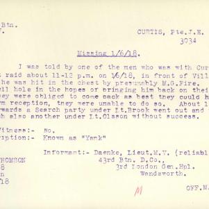 Soldier packet page