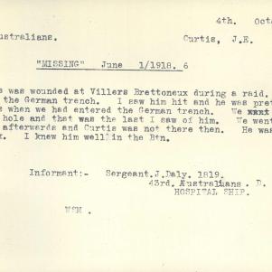 Soldier packet page