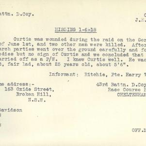 Soldier packet page