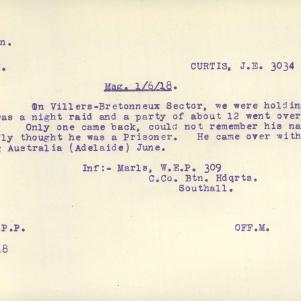 Soldier packet page